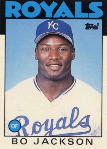 1986 Topps Bo Jackson baseball card
